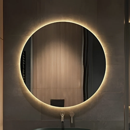 60cm Günışığı Ledli Yuvarlak Banyo Aynası - Trafolu