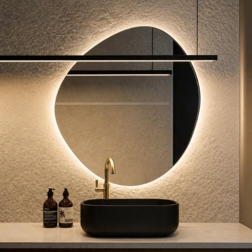 90CM DOKUNMATİK ON/OFF LEDLİ AYNA (DİMMER)