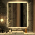 90x70cm Günışığı Ledli Banyo Lavabo Ofis Makyaj Kuaför Aynası - Trafolu